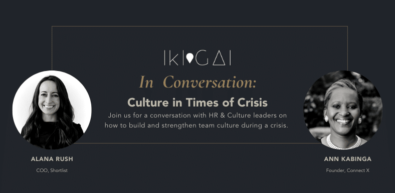 Culture in Times of Crisis